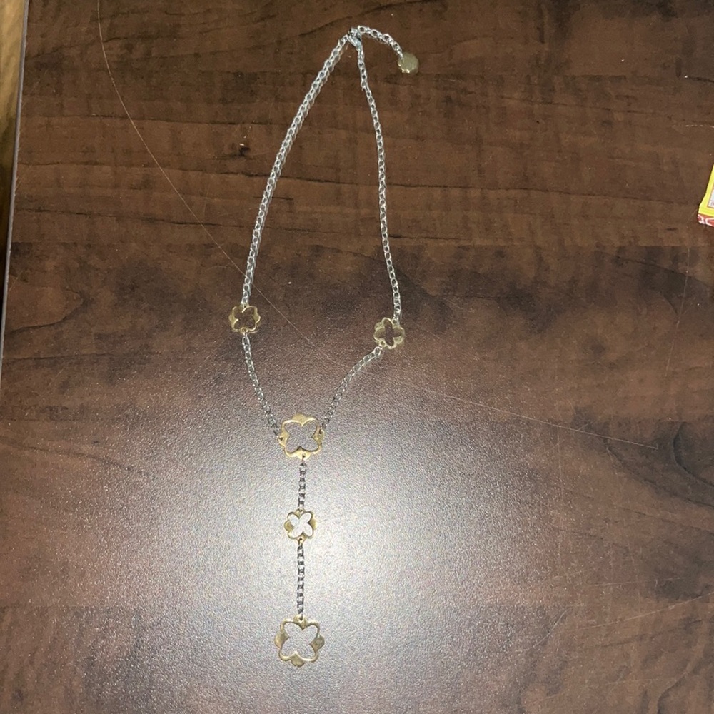 Stainless steel 2 tones necklace